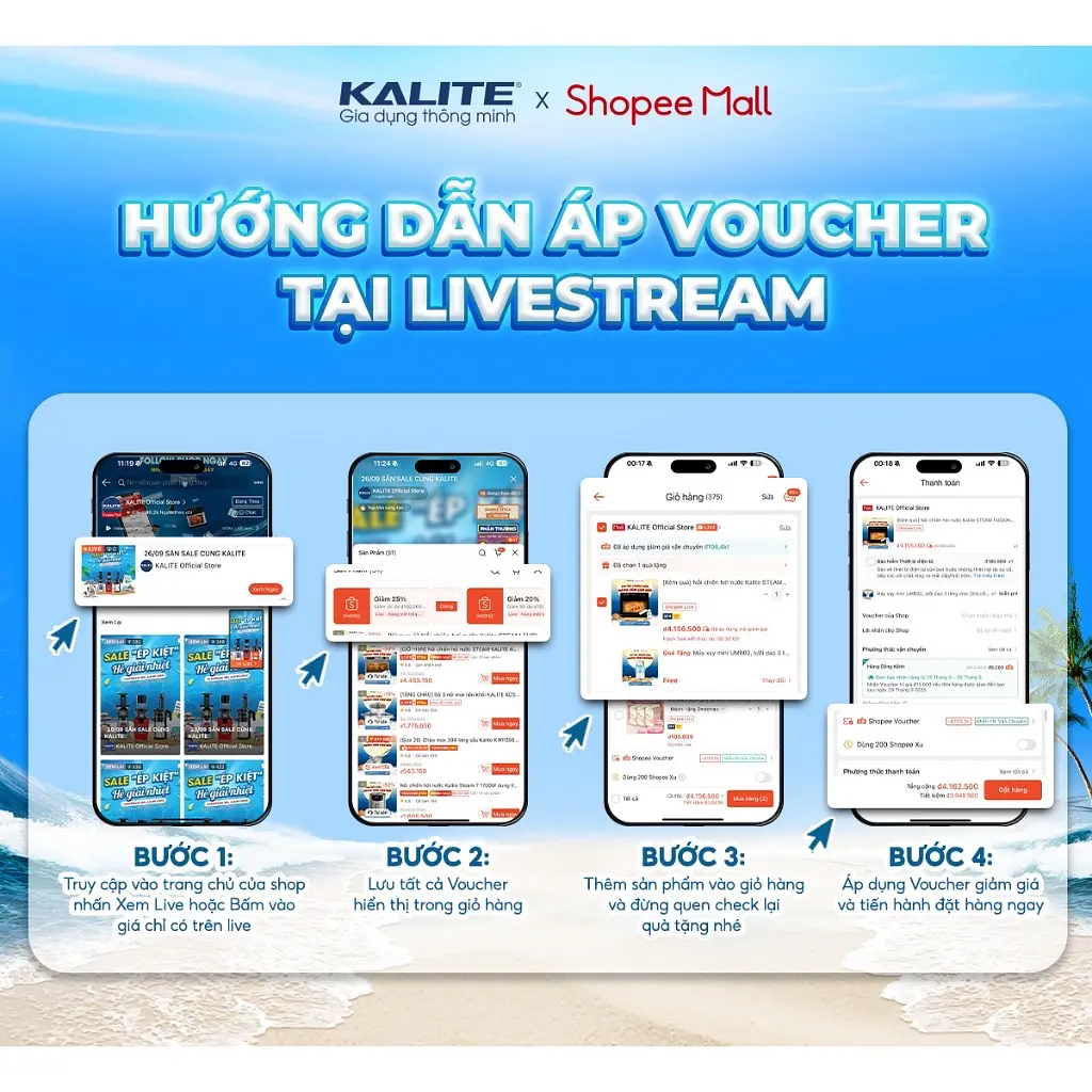 Nồi Chiên Hơi Nước KALITE Steam Star 15L - 3