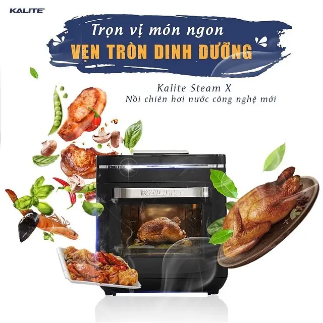 Nồi chiên hơi nước Kalite Steam X dung tích 15L - 8