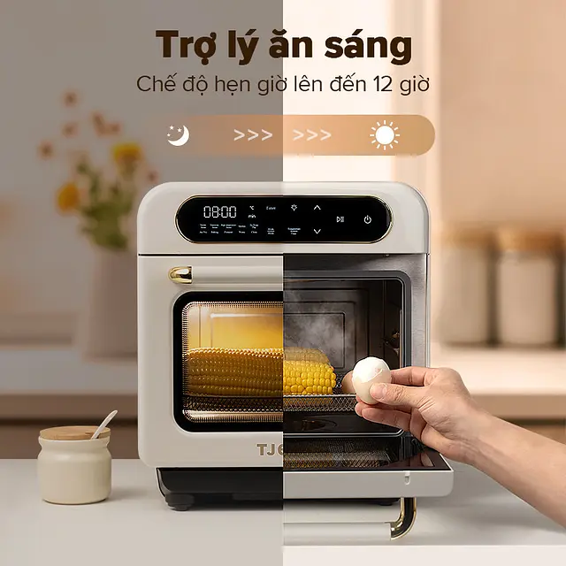 TJean Nồi chiên hơi nước không dầu 12L - 6
