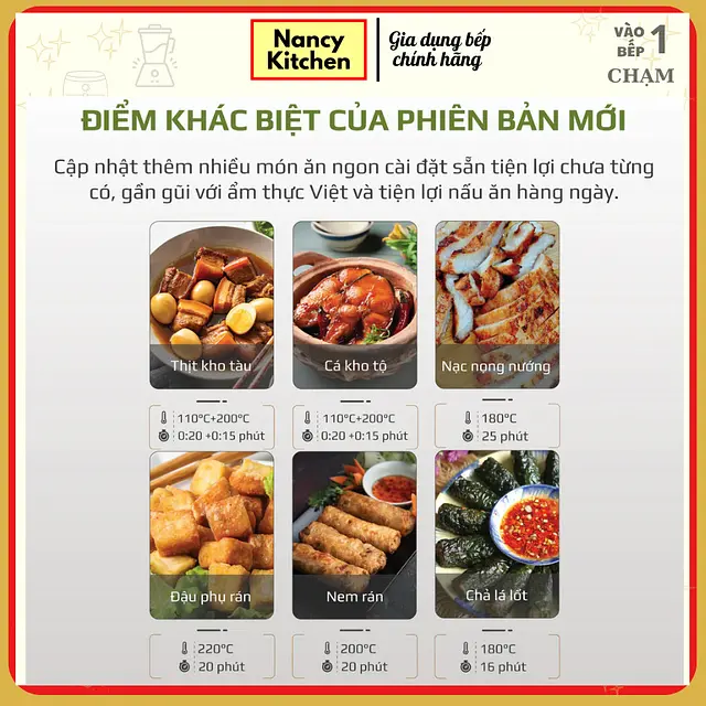 Nồi chiên hơi nước Olivo SF16 Pro - 9