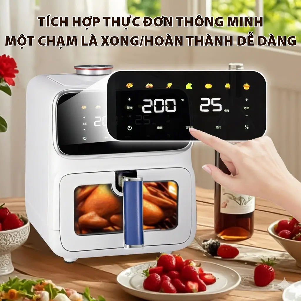 Nồi chiên hơi nước QCOOKO AM-002A dung tích 6L - 8