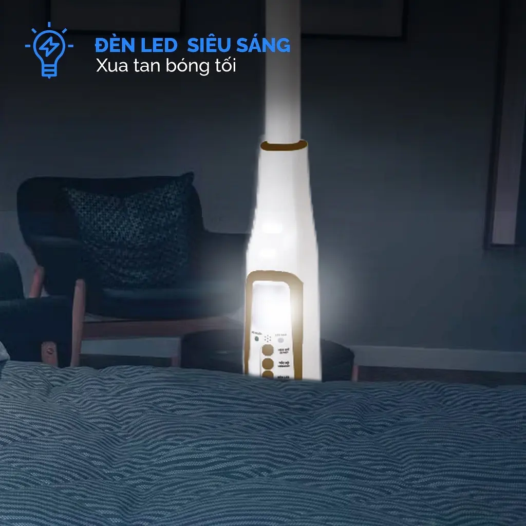 Quạt Sạc Tích Điện kiểu đứng AC&DC 16 inch Honjianda FL601/602 - 4