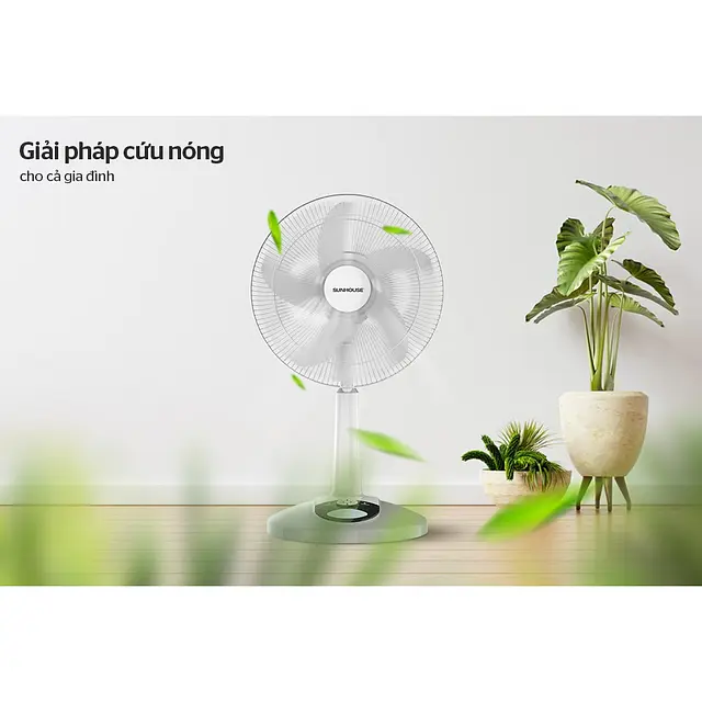Quạt sạc tích điện Sunhouse SHD7228 - 3