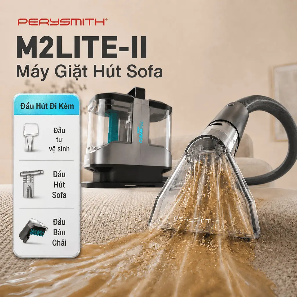 Máy Giặt Hút PerySmith M2Lite-II CleanPro - 1
