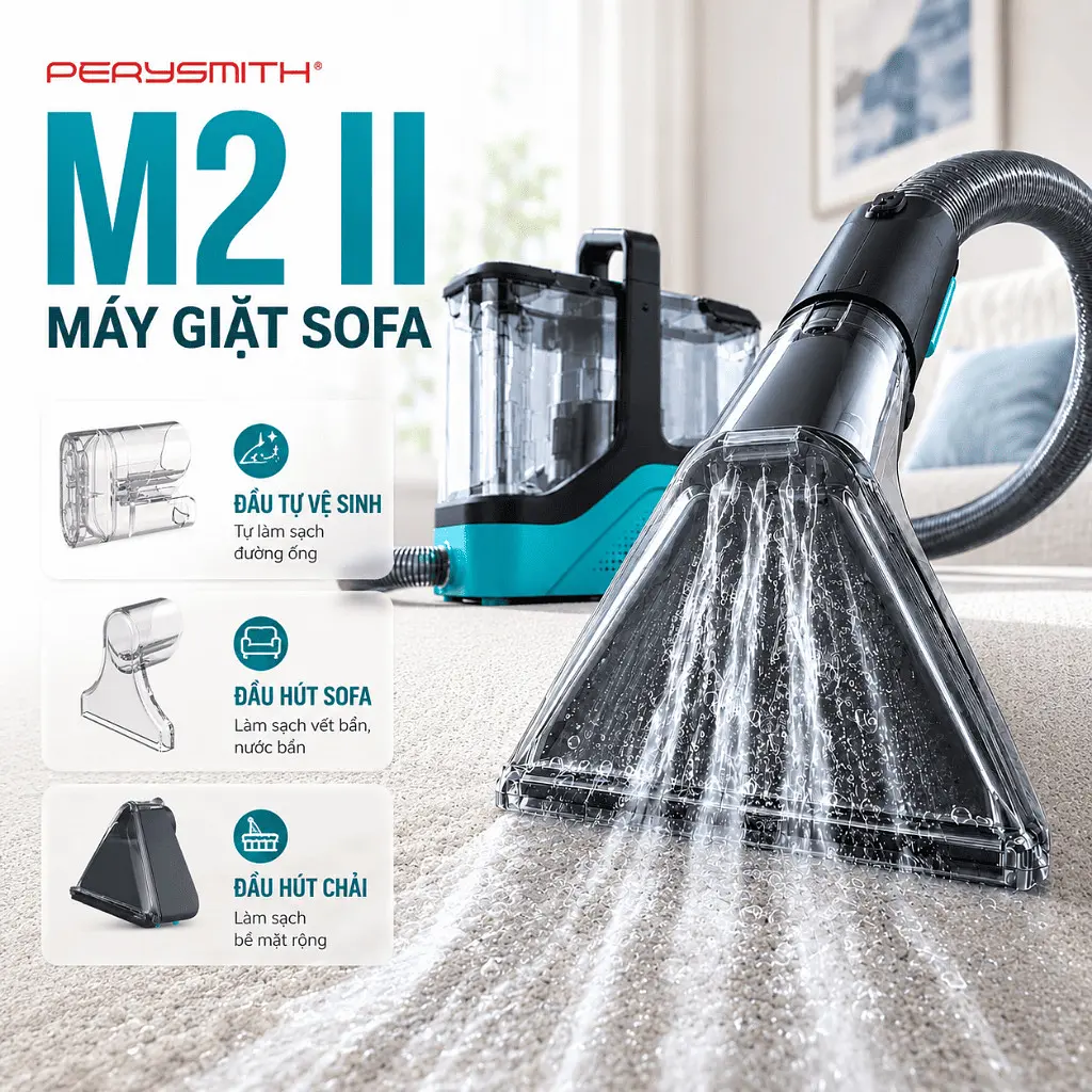 Máy Giặt Hút PerySmith M2Lite-II CleanPro - 3