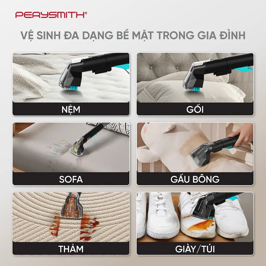 Máy Giặt Hút PerySmith M2Lite-II CleanPro - 7