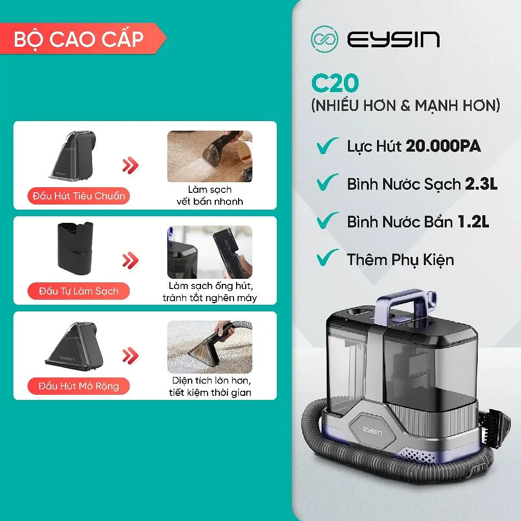 Máy hút giặt EYSIN C20 - 2