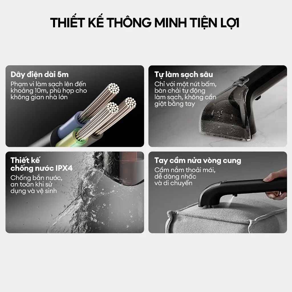 Máy giặt cầm tay Deerma BY200S - 4