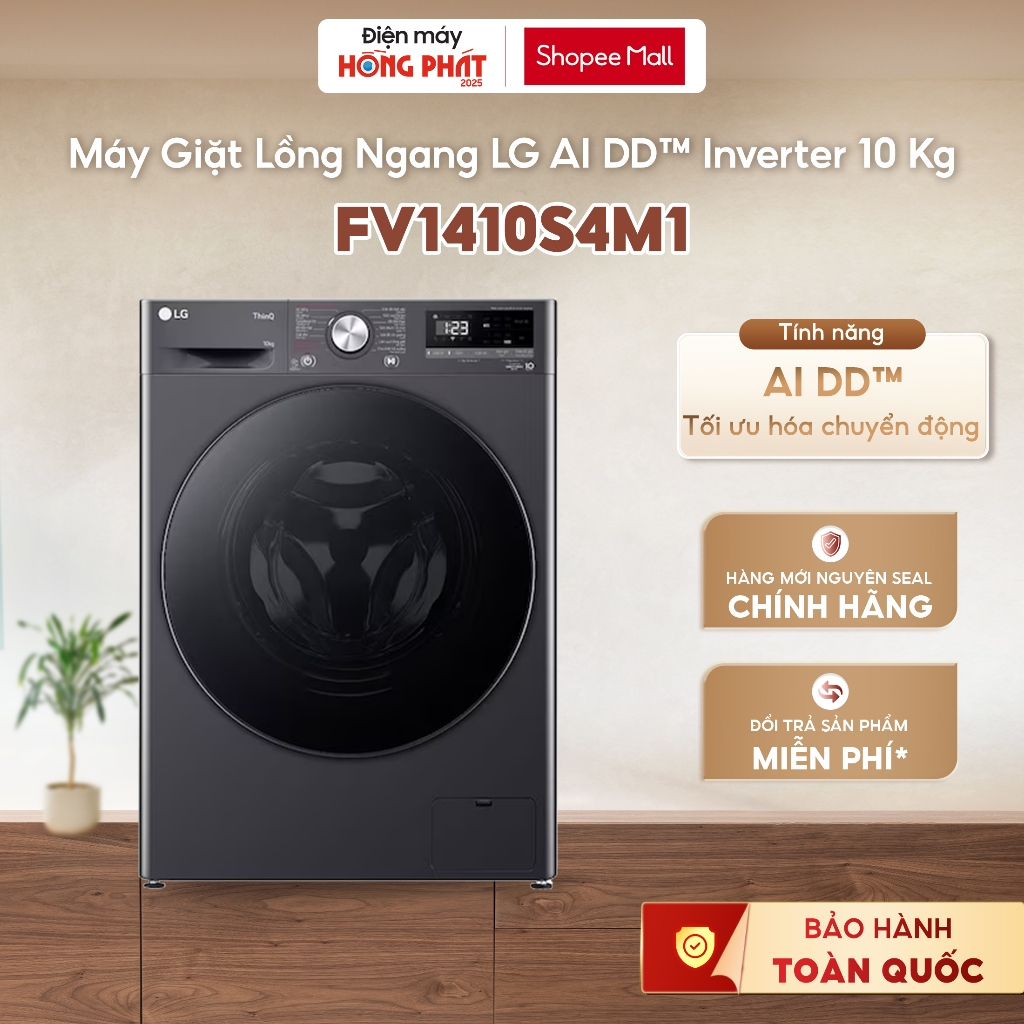 Máy giặt LG DENFV1410S4M1 – hướng dẫn sử dụng máy giặt lg inverter direct drive 9kg