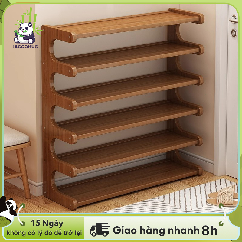Giá Để Giày Gỗ LACCOHUG – kệ giày dép nhựa