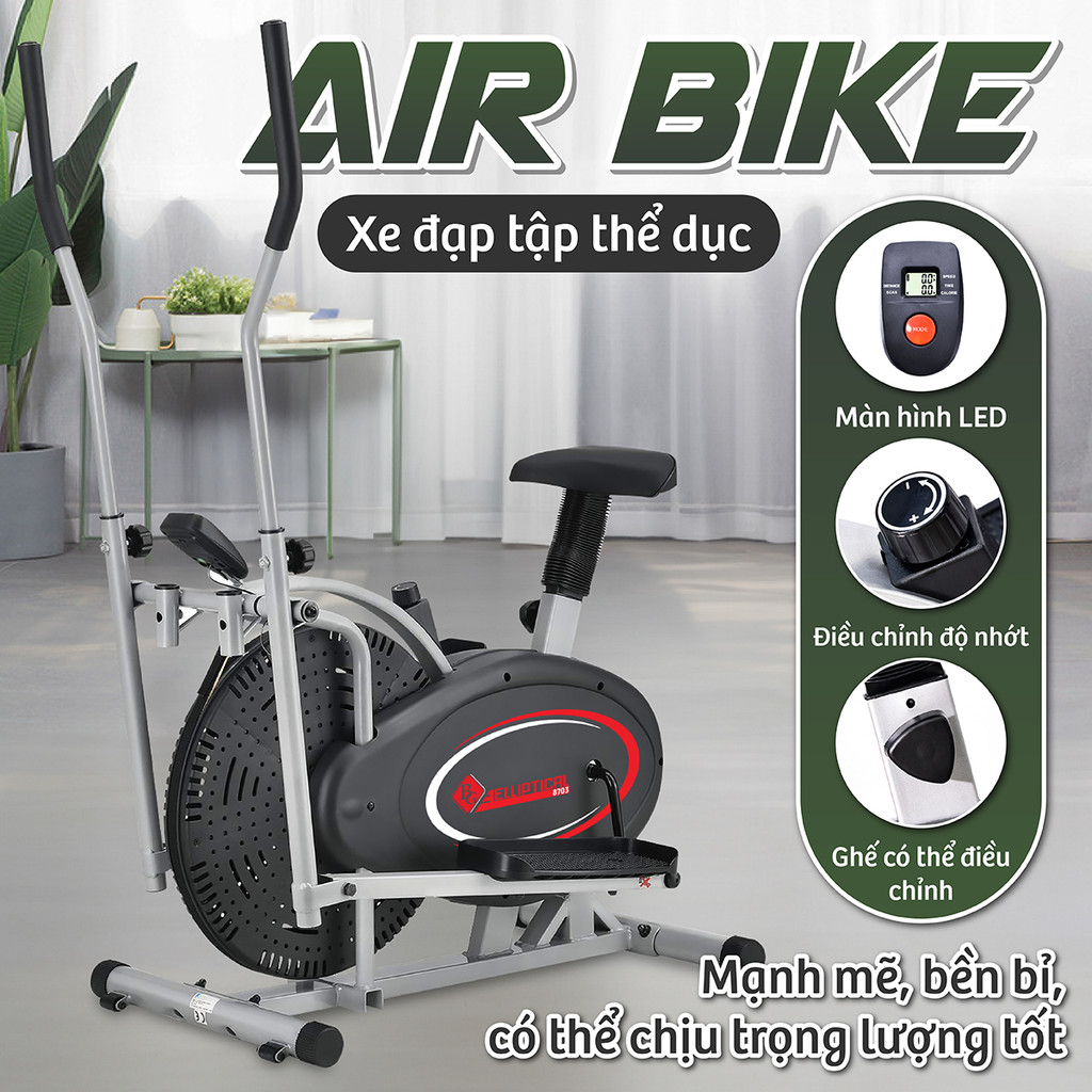 Xe đạp Elliptical bike 8703 – xe đạp tập thể dục tại nhà