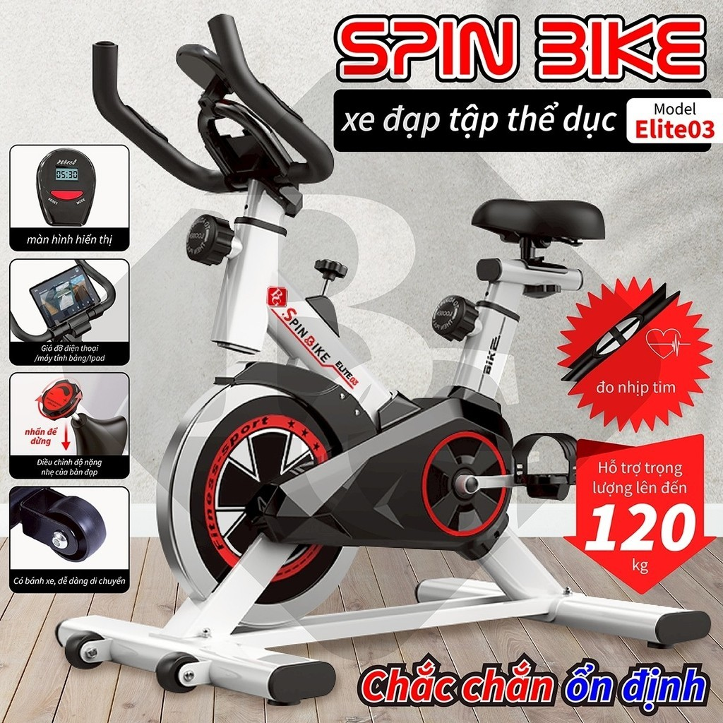 [DG]  Xe đạp tập thể dục tại nhà BG ELITE cao cấp cảm biến nhịp tim hàng-ĐỌC KĨ NỘI DUNG – xe đạp tập thể dục tại nhà