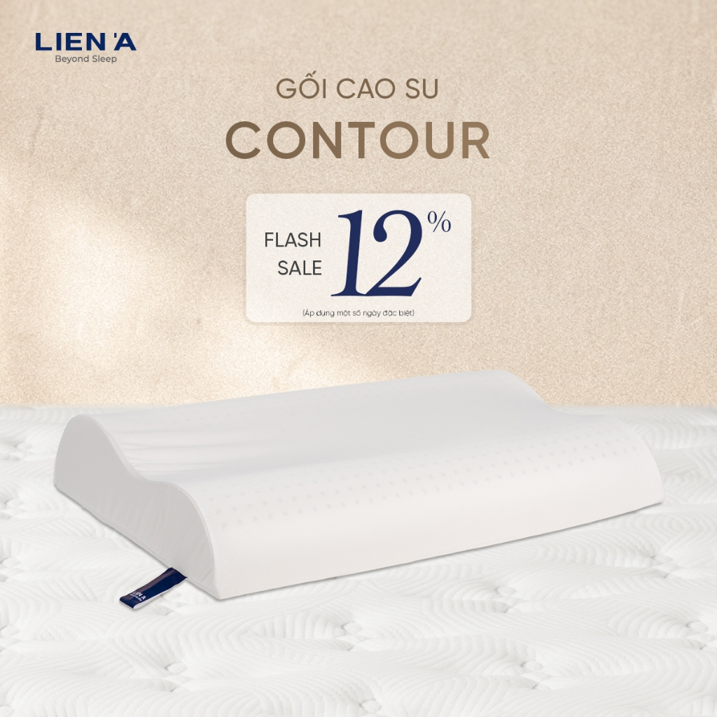 Gối Cao Su Lượn Sóng Liên Á – gối ngủ công thái học