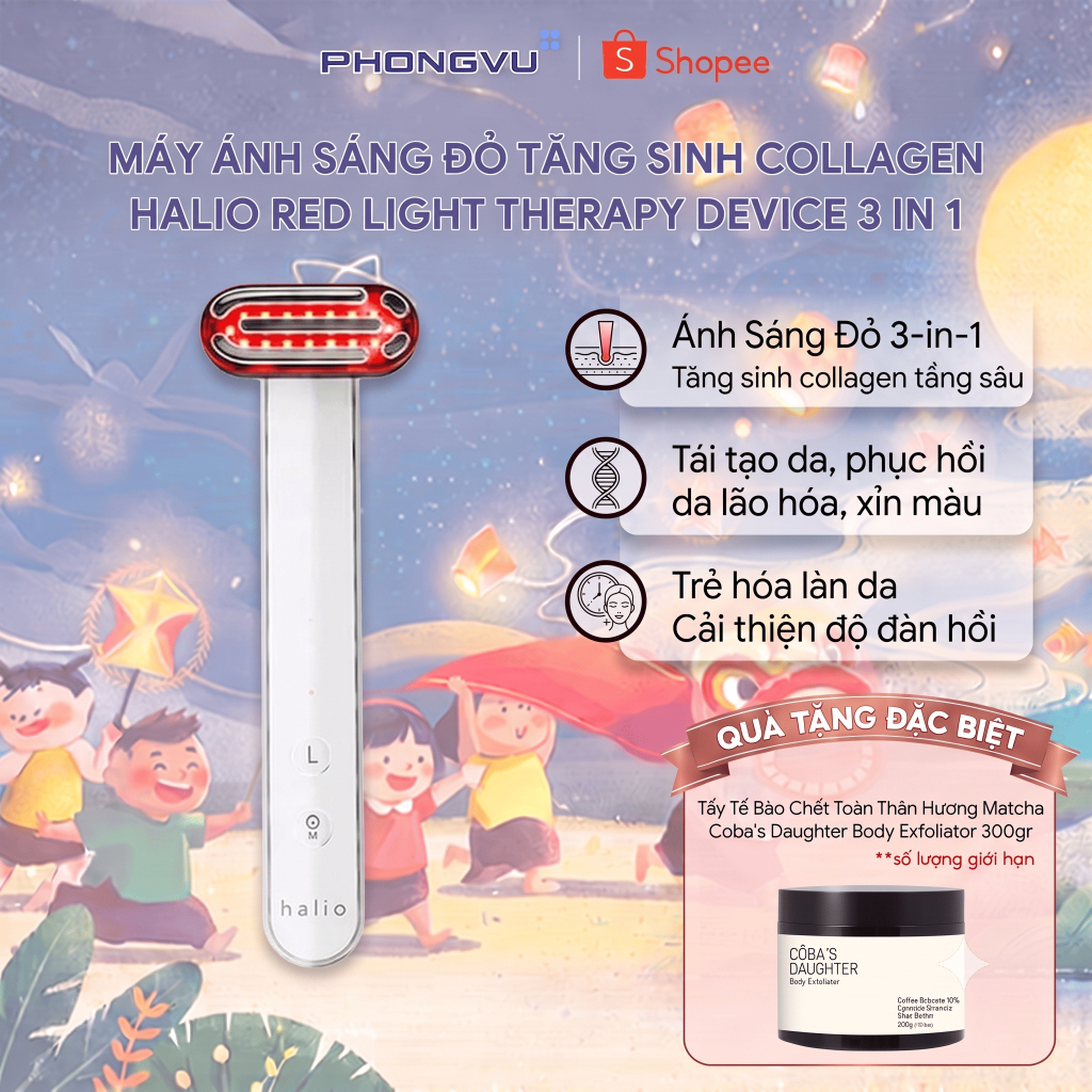 Máy Chăm Sóc Da Halio – máy nâng cơ mặt anlan ems led