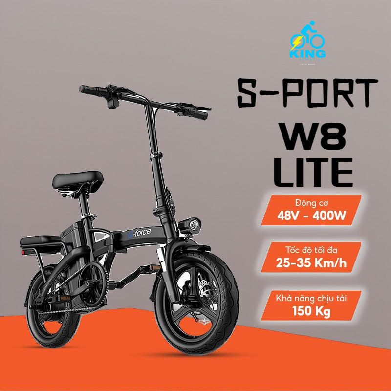 Xe đạp S-PORT W8 – xe đạp điện gấp gọn