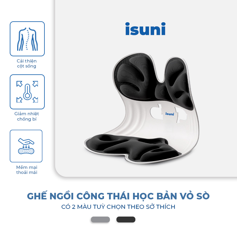Ghế Công Thái Học ISUNI SEASHELL – ghế công thái học dưới 1 triệu