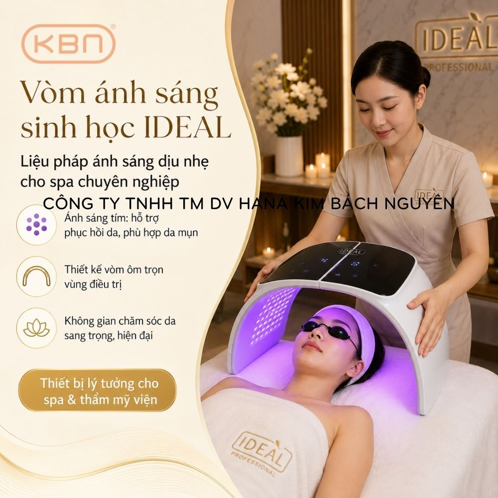 Vòm chiếu ánh sáng sinh học IDEAL – máy ánh sáng sinh học chăm sóc da spa
