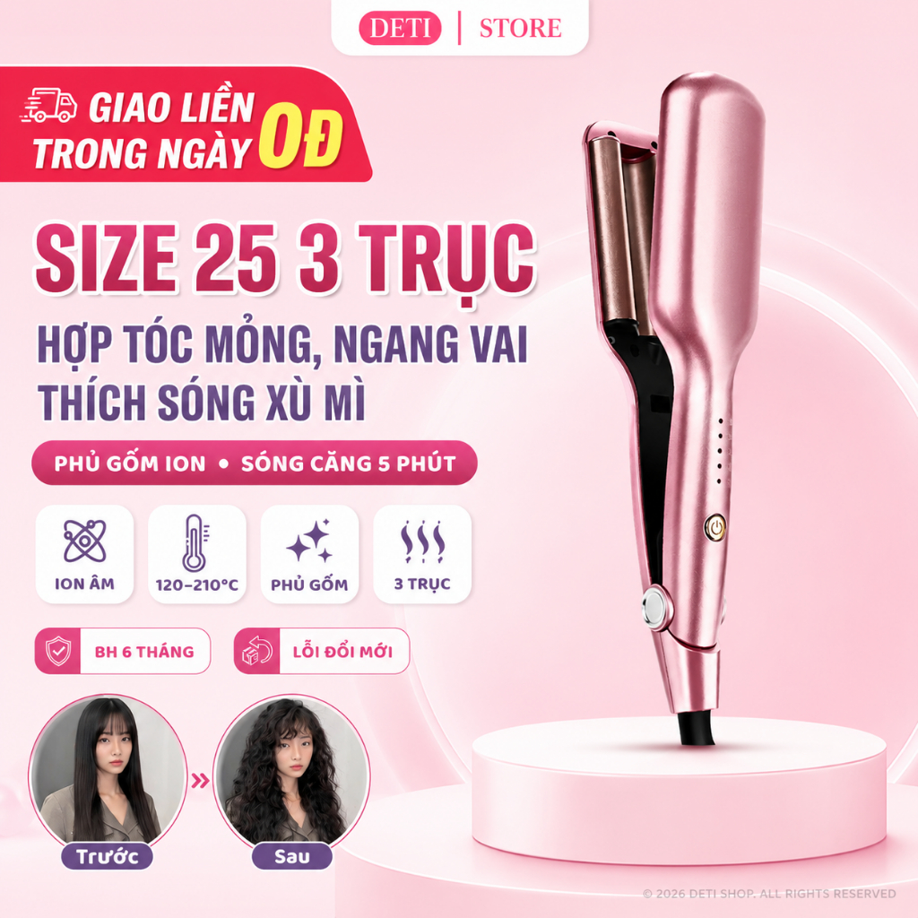 Máy Uốn Tóc Hippie – máy uốn tóc tự động