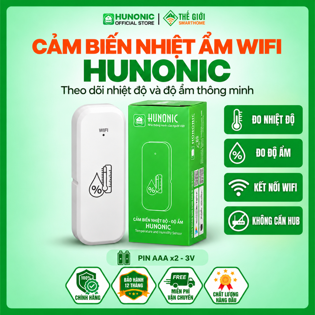 Cảm Biến Nhiệt Độ Độ Ẩm Hunonic – cảm biến nhiệt độ aqara