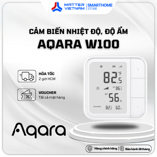 Cảm Biến Nhiệt Độ Aqara W100 – cảm biến nhiệt độ aqara