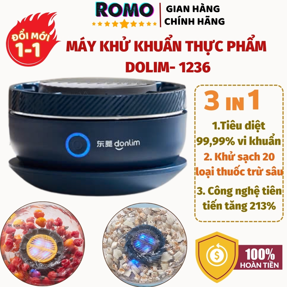 Máy rửa rau củ quả Donlim – máy rửa rau củ quả