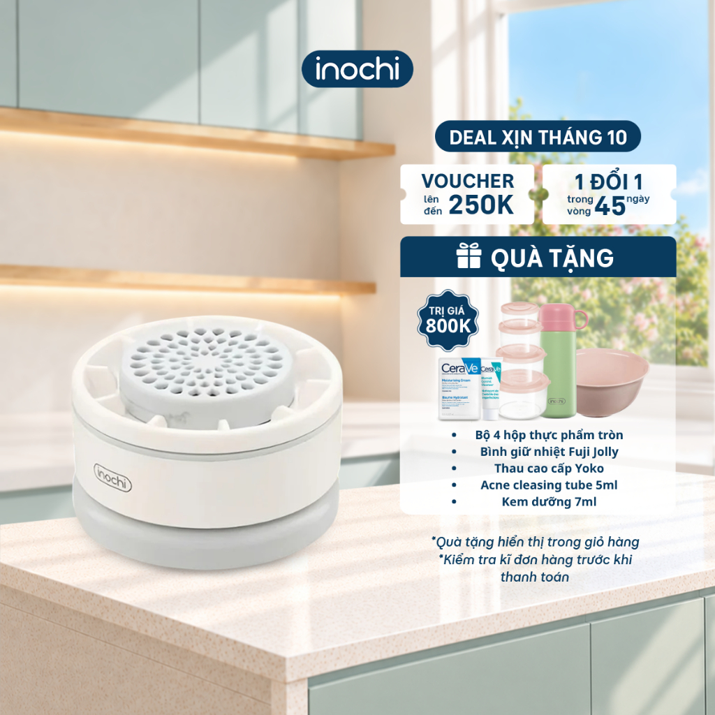Máy rửa thực phẩm Inochi – máy rửa rau củ quả