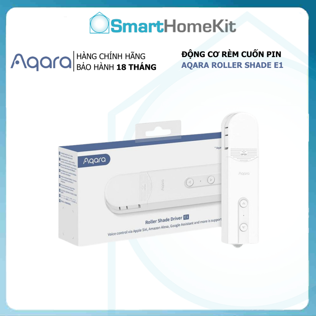 Rèm cuốn tự động Aqara E1 – rèm cuốn tự động có hãm 2 bên