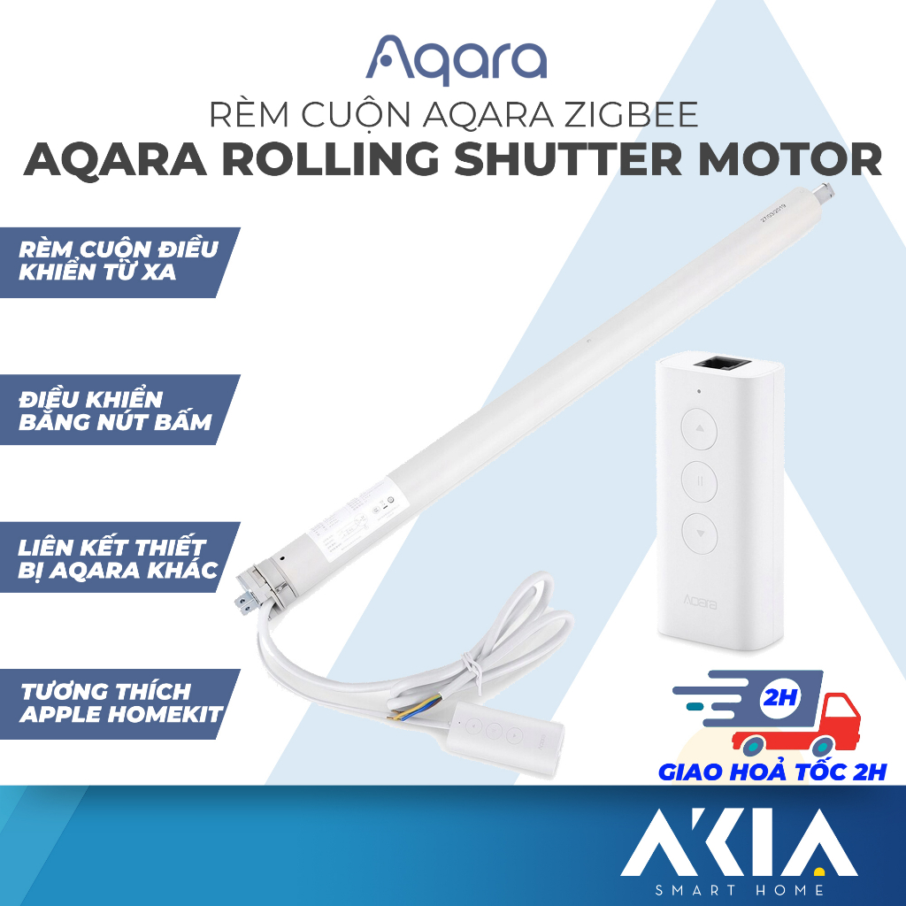 Rèm cuốn Aqara TAZNGZDJ20LM – rèm cuốn tự động có hãm 2 bên