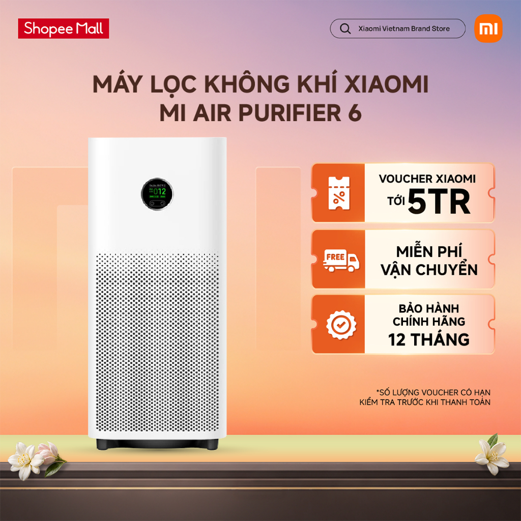 Máy lọc không khí Mijia Smart Air Purifier 6 – máy lọc không khí khử mùi cấp ẩm tốt trong tầm giá 10m