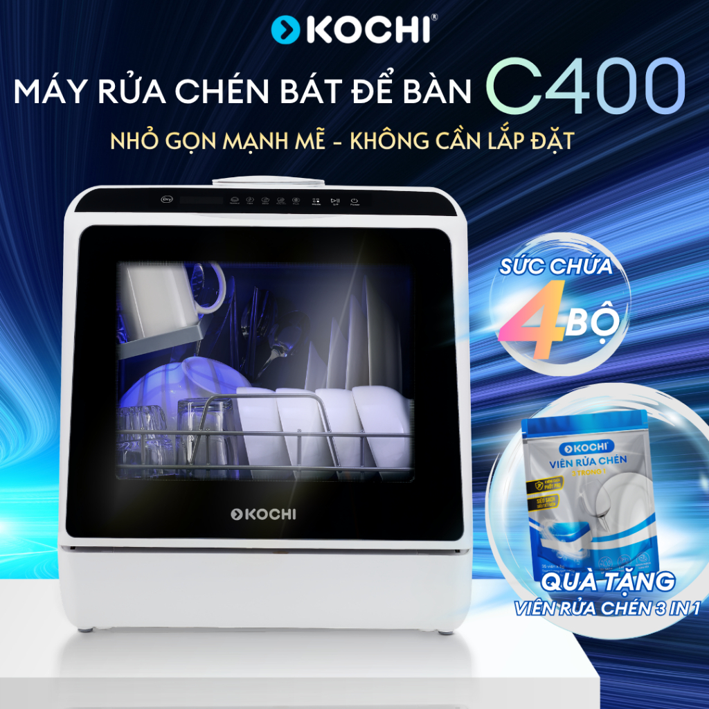 Máy rửa chén bát KOCHI C400 – máy rửa bát