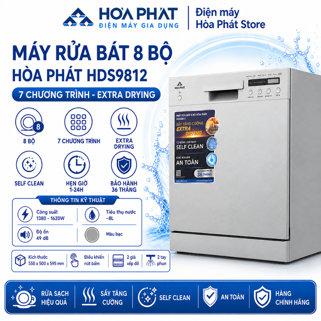 Máy rửa bát Junger DWJ-133-MS – máy rửa bát