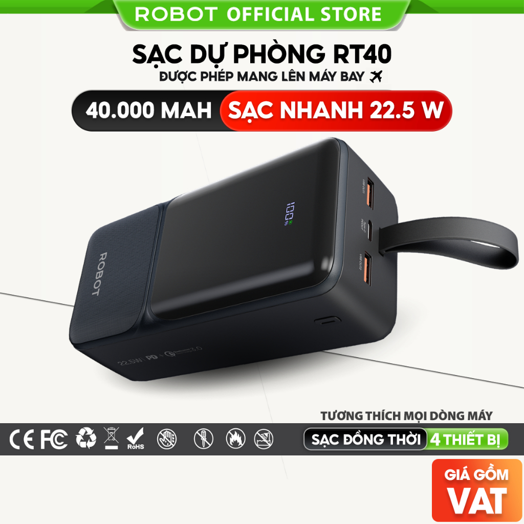 Pin sạc dự phòng Ugreen 10000mAh – pin sạc dự phòng không dây 10000mah