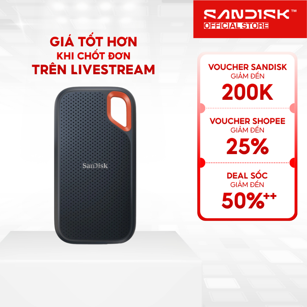 Ổ cứng di động Sandisk HDD2 – ổ cứng di động ssd cho game