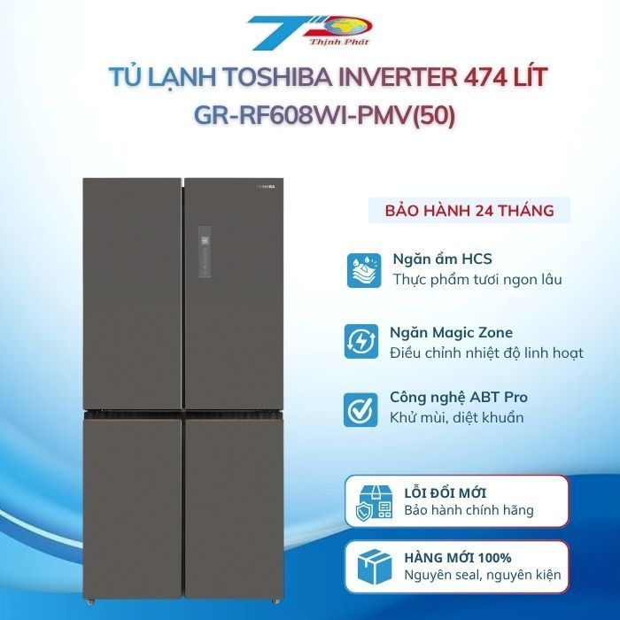 Tủ lạnh LG 4 Cánh Inverter F50BG – tủ lạnh 4 cánh